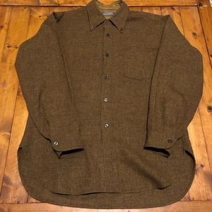 Men’s large Pendleton wool button up flannel
